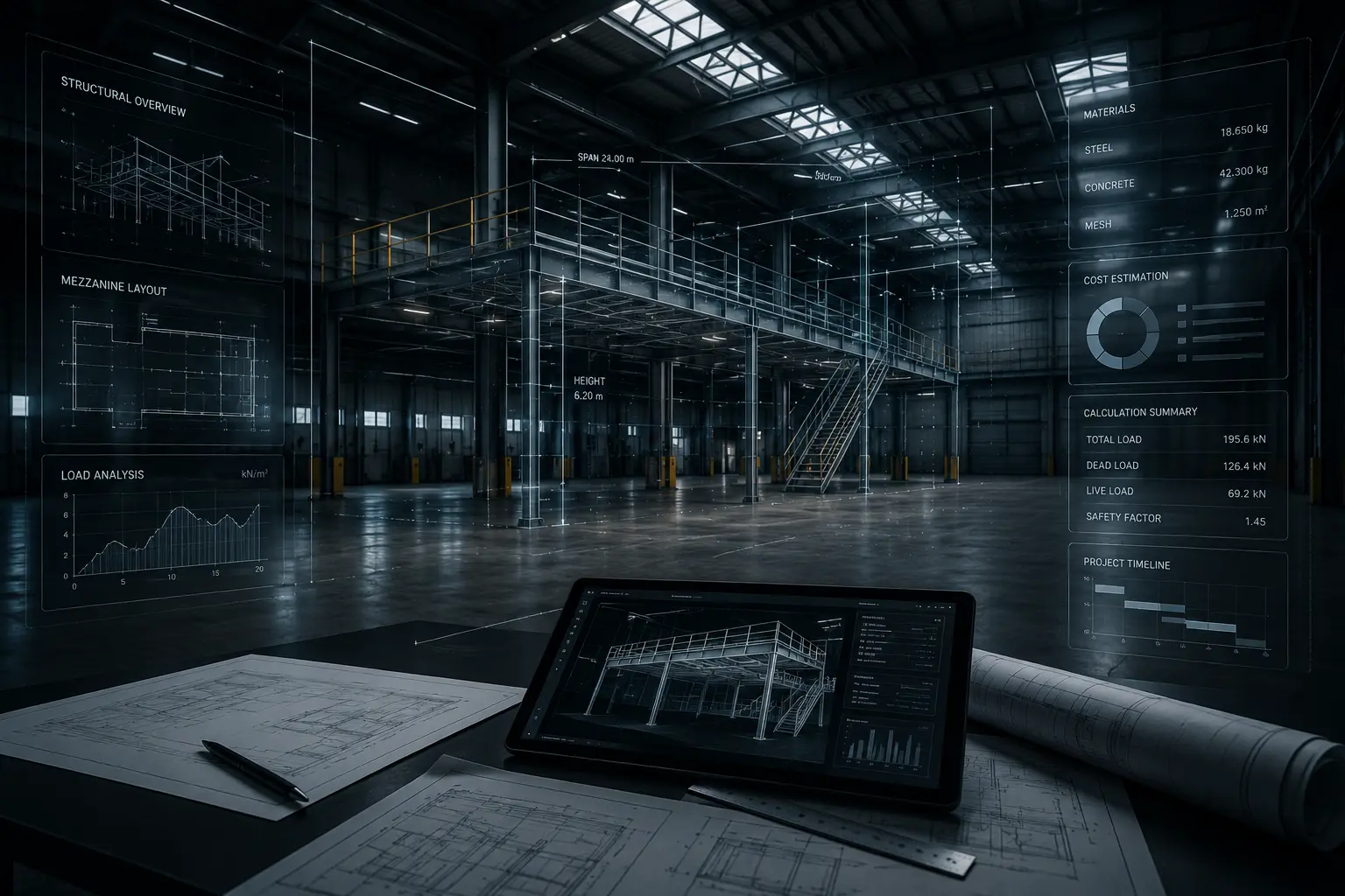 Industrial mezzanines, USA